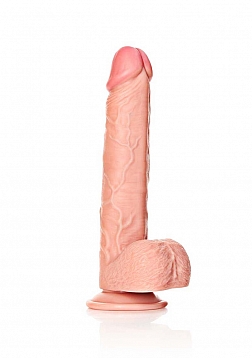 Dildo with Balls and Suction Cup - 11''/ 28 cm