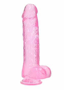 10" / 25,4 cm Realistic Dildo With Balls - Pink