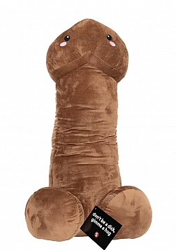 Penis Plushie - 39''/ 100 cm - Brown