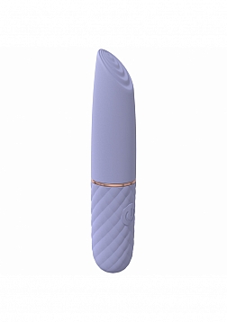 LoveLine - Beso - Mini lápiz labial vibratorio de 10 velocidades - Silicona - Recargable - Resi