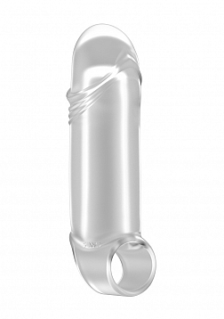 No.35 - Stretchy Thick Penis Extension - Translucent