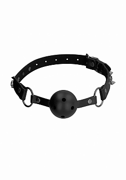 Ouch! Skulls and Bones - Breatheable Ball Gag - Black