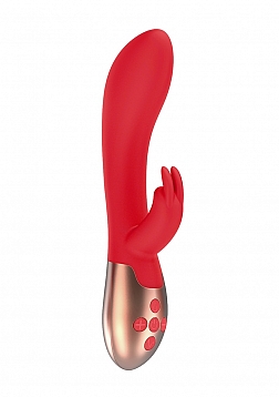 Heating Rabbit Vibrator - Opulent - Red