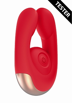 Dual Motor Clitoral Stimulator - Fancy - Red - Tester